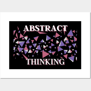 Geometry Lovers Abstract Thinking Gift For Math Lover Posters and Art